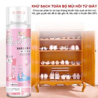 Bình Xịt Khử Mùi Giày Công Nghệ Nano 260ML