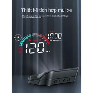 Bộ hiển thị tốc độ kính lái HUD M22 New Version hỗ trợ cảnh báo giao thông qua giọng nói Tiếng Việt