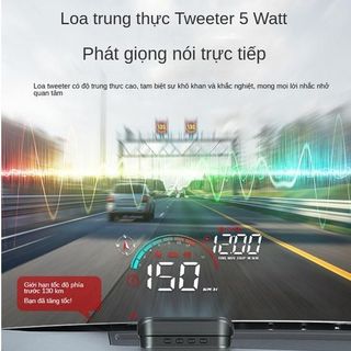 Bộ hiển thị tốc độ kính lái HUD M22 New Version hỗ trợ cảnh báo giao thông qua giọng nói Tiếng Việt