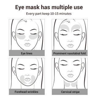 Mặt nạ Mắt LANBENA trứng cá đen Cao cấp, chonng lão hoá, dưỡng ẩm mắt, đẩy lùi quầng thâm, bỏng mắt
