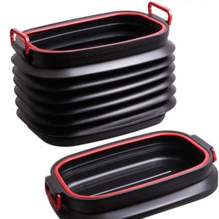Thùng đựng đồ lò xo để cốp sau ô tô dạng co giãn 40l có thể gập gọn, thiết kế đa năng, tiện ích