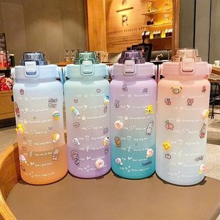 Bình Nước 2 Lít Cute Chia Vạch (Thùng 50 Cái)