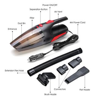 Máy hút bụi làm sạch nội thất xe hơi thiết kế mới cực đẹp, hàng cao cấp, lực hút khỏe, cơ động cao