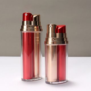 Vỏ Chai mỹ phẩm ống đôi chân không  5+5ml10+10ml15+15ml kem dưỡng da ngày và đêm