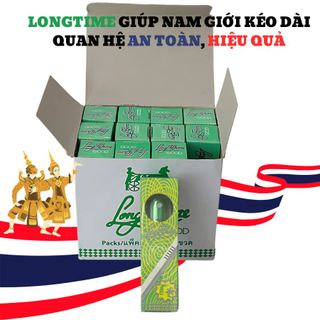 Chai xịt kéo dài quan hệ LONGTIME 5ml, chống xuất tinh sớm 100% chính hãng, tặng kèm bao cao su cao cấp