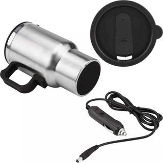 Bình đun nước giữ nhiệt 12V/24V tiện dụng mang theo du lịch, cắm tẩu sạc xe ô tô 500 - 580ml