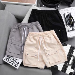 Short Kaki Túi Hộp trên gối