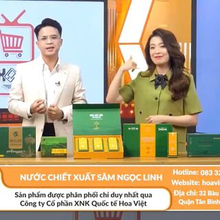 NƯỚC CHIẾT XUẤT SÂM NGỌC LINH TU MƠ RÔNG HOA VIỆT (Hộp 10 gói x 10 ml)