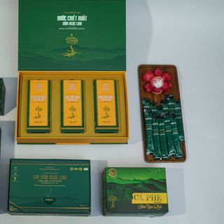 NƯỚC CHIẾT XUẤT SÂM NGỌC LINH TU MƠ RÔNG HOA VIỆT (Hộp 10 gói x 10 ml)
