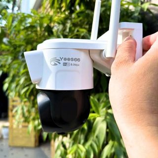 Camera WIFI YOOSEE 2 MẮT Trong Nhà/Ngoài Trời QPT28, Đàm Thoại 2 Chiều, FHD, Ban Đêm Có Màu, Xoay 360 Độ