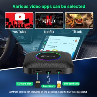 Android Box CarlinKit Tbox Ambient QCM6225 – Biến màn hình hiển thị ô tô thành màn hình Android