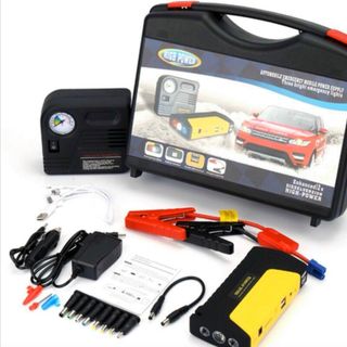 Bộ kích điện, kích sạc đề nổ bình ắc quy 12V cứu hộ ô tô, xe máy công suất lớn kiêm sạc dự phòng