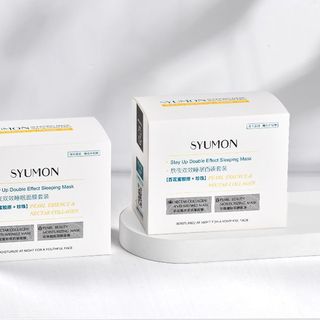 Mặt nạ ngủ Water Dream Double Effect , cấp nước, dưỡng ẩm, thu nhỏ lỗ chân lông, làm dịu và phục hồi da, nhẹ, dễ mang theo và không cần rửa