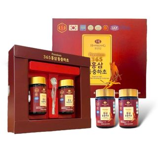 Cao Hồng Sâm Đông Trùng 365 Premium (250gr x 2 Lọ) giá sỉ