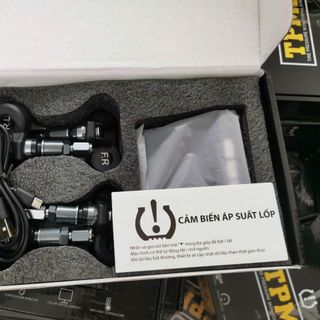 Cảm biến áp suất lốp ô tô TPMS màn hình led màu - Cảm biến áp suất lốp van ngoài, van trong TPMS