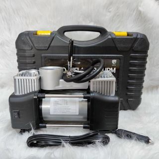 Bơm lốp ô tô 2 xi lanh Air Compressor công suất lớn, hàng chất lượng cao bảo hành 6 tháng