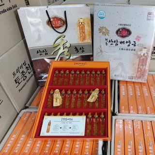 Tinh chất hồng sâm núi Cheon Jong Tissue hộp 30 ống 20ml cao cấp giá sỉ