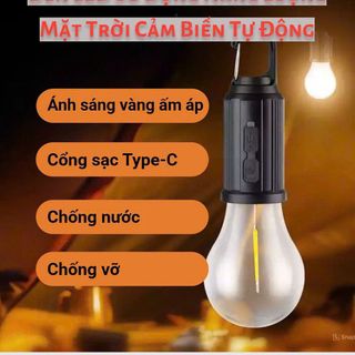 Đèn LED Sử Dụng Năng Lượng Mặt Trới Cảm Biến Tự Động