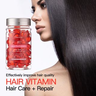 Viên nhõng serum Huyết thanh tóc  hộ trợ kich thích mọc tóc, làm mềm tóc. 1hop/40vien