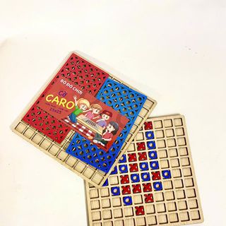 Cờ CARO Gỗ đồ chơi trẻ em phát triển tư duy rèn luyện khả năng kiên nhẫn.