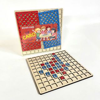 Cờ CARO Gỗ đồ chơi trẻ em phát triển tư duy rèn luyện khả năng kiên nhẫn.