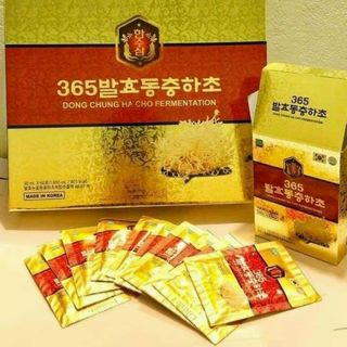Nước Chiết Xuất Đông Trùng Hạ Thảo Lên Men 365 Hộp 60 Gói x 30ml giá sỉ tốt