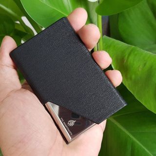 Hộp NameCard NCR 01 – Hộp NameCard Màu Xanh khắc logo Doanh Nghiệp