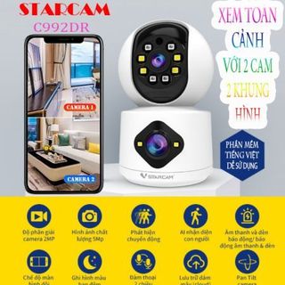 CAMERA STARCAM 2MP C992DR -2 CCAMERA 2 KHUNG HÌNH
