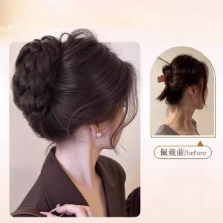 Kẹp tóc giả - kẹp gắn tóc tết - tóc giả búi kẹp, kẹp tóc giả nữ thời trang, búi tóc thời trang nữ giá sỉ