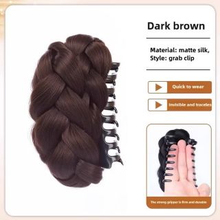 Kẹp tóc giả - kẹp gắn tóc tết - tóc giả búi kẹp, kẹp tóc giả nữ thời trang, búi tóc thời trang nữ