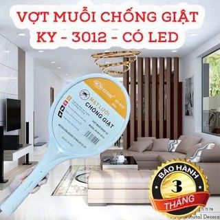 VỢT MUỖI CAO CẤP CHỐNG GIẬT KY 3012