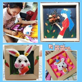 Khung gỗ làm tranh thủ công (tranh sỏi, đất sét, mosaic….) giá xưởng
