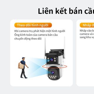CAMERA WIFI PTZ VSTARCAM CS621DR , 2 KHUNG HÌNH , BAN ĐÊM CÓ MÀU CHÍNH HÃNG