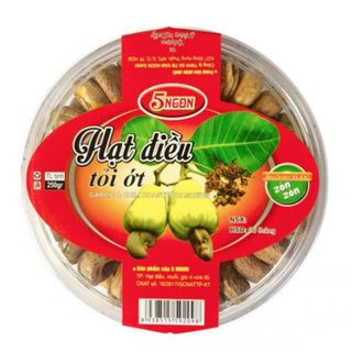Hạt điều tỏi ớt hộp