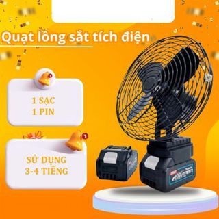 UẠT LỒNG SẮT 199V DÙNG PIN KHÔNG XOAY QUẠT SẮT