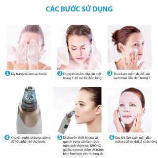 Máy Hút Mụn 5 Đầu Thế Hệ Mới