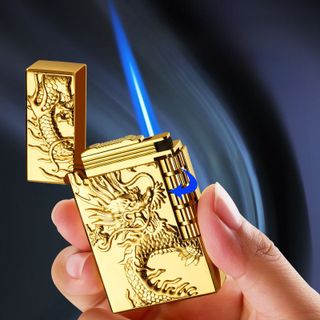 BẬT LỬA DUPONT LỬA KHÈ HÌNH RỒNG - XÀI GAS