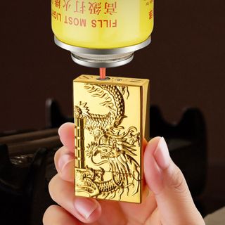 BẬT LỬA DUPONT LỬA KHÈ HÌNH RỒNG - XÀI GAS
