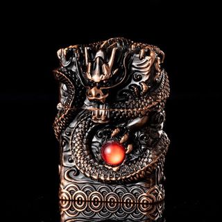 BẬT LỬA ZIPPO RỒNG CẨN NGỌC ĐỎ - XÀI XĂNG