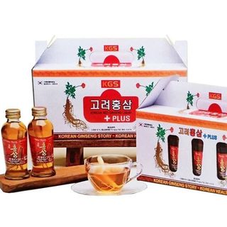 Nước Hồng Sâm Có Củ KGS Hàn Quốc Hộp 10 Chai x 120ml giá sỉ tốt