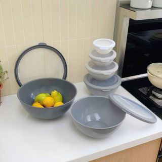Set 6 Bát Nhựa COOK WITH COLORTPR Dùng Được Lò Vi Sóng