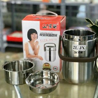 Cặp Lồng Xịn JX 2l Trắng ( THÙNG 18C )