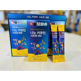 Tinh Chất Nghệ Nano Saffron 365 cao cấp hộp 30 gói x 20ml giá sỉ tốt