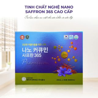 Tinh Chất Nghệ Nano Saffron 365 cao cấp hộp 30 gói x 20ml giá sỉ tốt