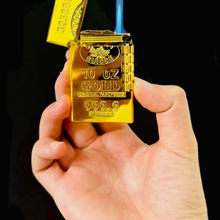 BẬT LỬA DUPONT LỬA KHÈ VÀNG GOLD 9999 - XÀI GAS
