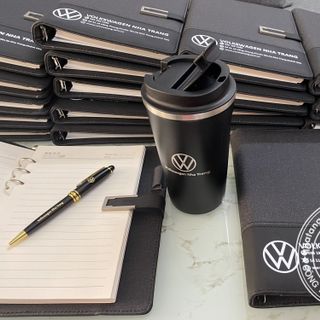 BQT R5-Quà Tặng Tri Ân Bình Giữ Nhiêt Bút Kim Loại khắc logo theo yêu cầu