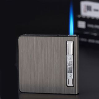 BẬT LỬA KHÈ KIÊM HỘP ĐỰNG THUỐC 20 ĐIẾU - XÀI GAS