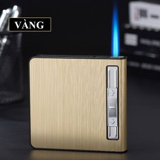 BẬT LỬA KHÈ KIÊM HỘP ĐỰNG THUỐC 20 ĐIẾU - XÀI GAS