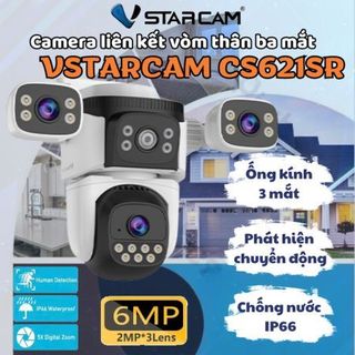 CAMERA VSTARCAM LIÊN KẾT MÁI VÒM CS621SR 3 MÀN HÌNH