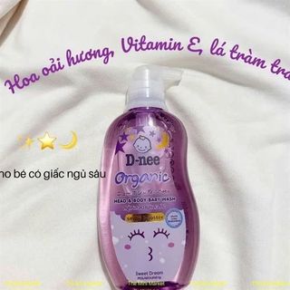 Sữa Tắm Gội Dnee 2 in 1 Màu Tím (Thùng 12 Chai x 380ml)